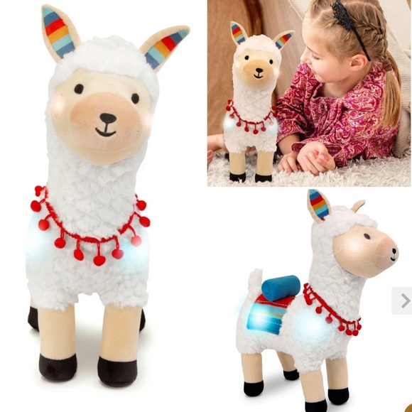 FAO Schwarz Other - Toy Plush LIght Up with Sound Llama 17inch